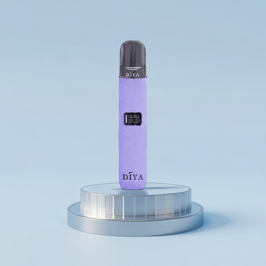 【叮啞 DIYA】一代皮革通用主機 搭載 10W 強勁模式 瞬時爆發濃郁飽滿的震撼層次 LED 動態螢幕監控核心數據 全面兼容各款一代煙彈 台灣現貨:圖片 2